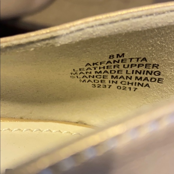 Anne Klein snakeskin print leather flats AKFanneta - Picture 4 of 6